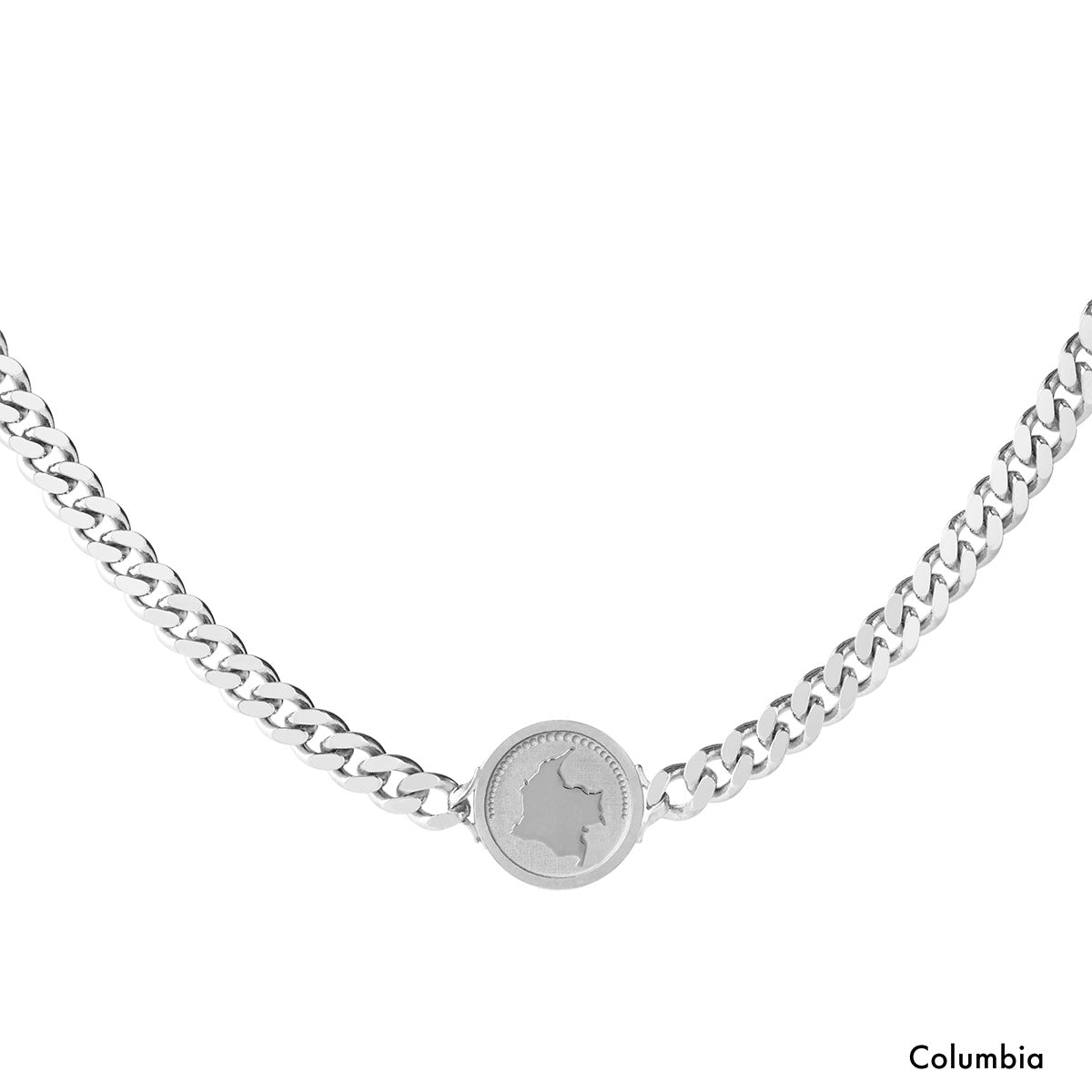 Retailer of 22kt white gold chunky chain jkc002 | Jewelxy - 120968